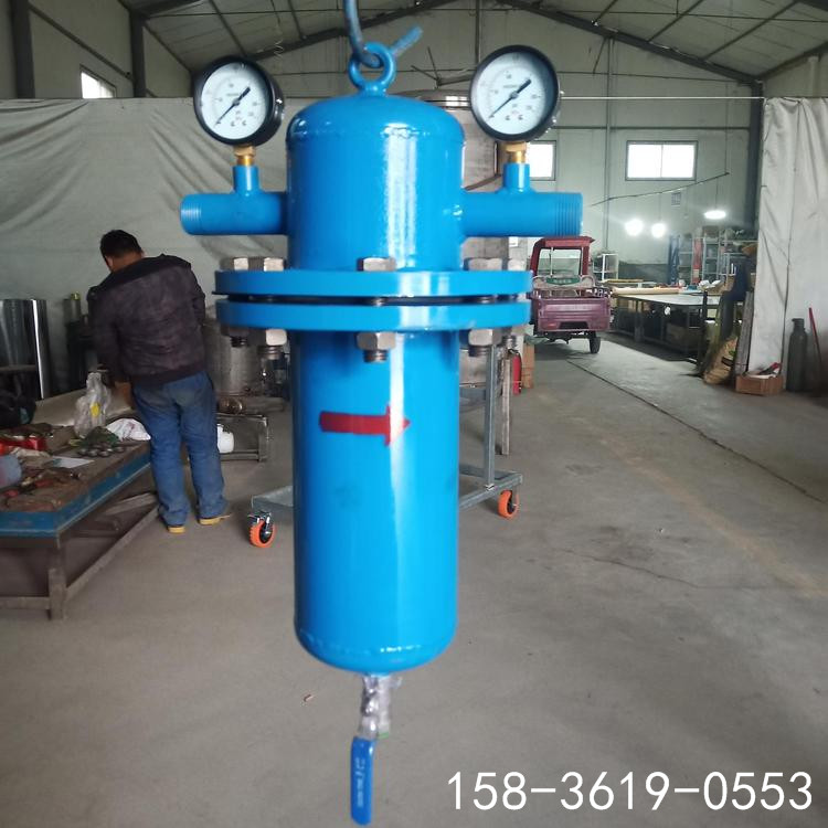 菲利特挡板式蒸汽汽水分离器内部结构MDF-150 蒸汽管道气水分离器选型